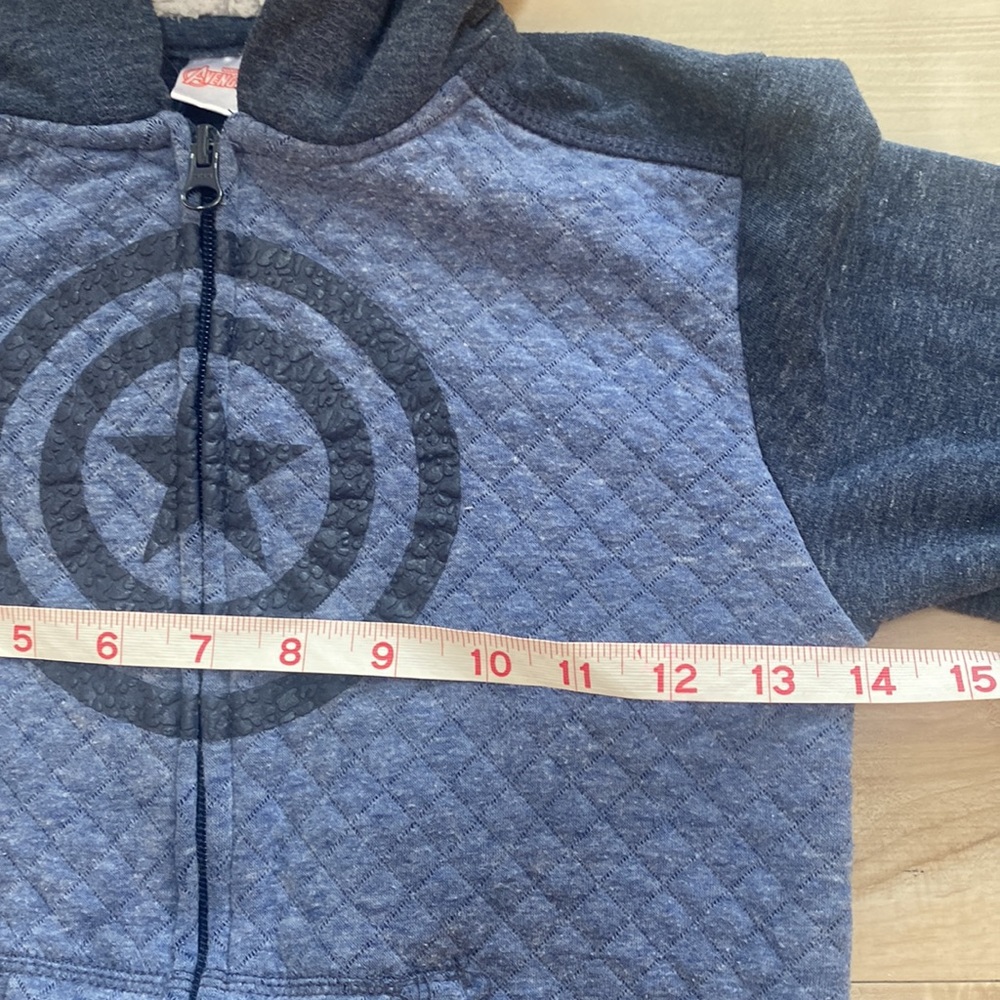 Avengers Zipper Hoodies Boys Size XS Jacket. Captain America. - Picture 6 of 9